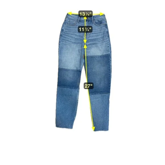 Hollister Y2K Ultra High Rise Mom Jeans Women Size 26 90s Streetwear Indie Retro - Picture 7 of 7